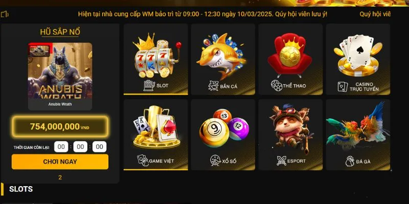 Khám phá slot game và nổ hũ hấp dẫn tại 888B